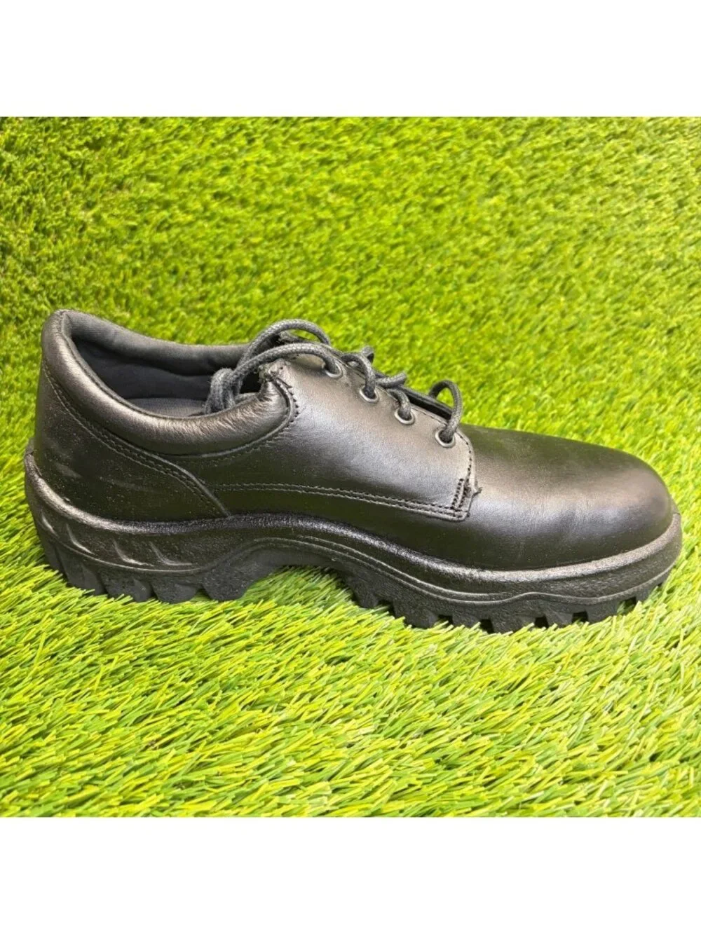 Rocky TMC 5000 Mens Size 9.5E Black Leather Slip-Resistant Oxford Work Shoes